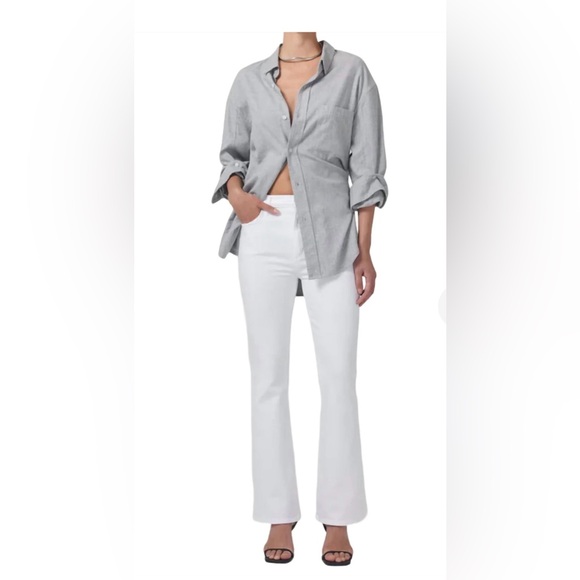 Citizens Of Humanity Denim - Citizens Of Humanity Lilah White Jeans Size 24x29  Slim Bootcut flared